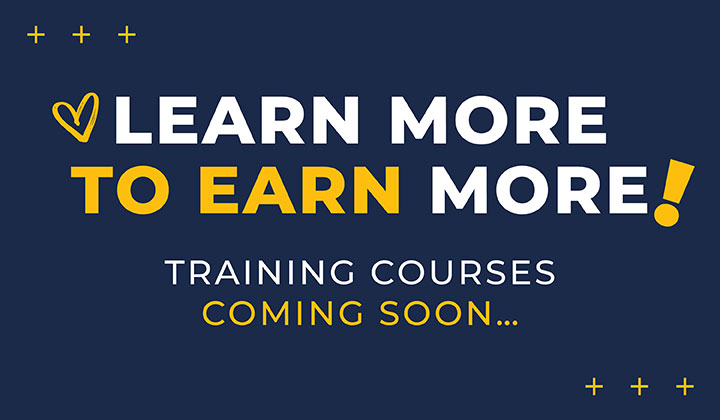 Training Courses coming soon