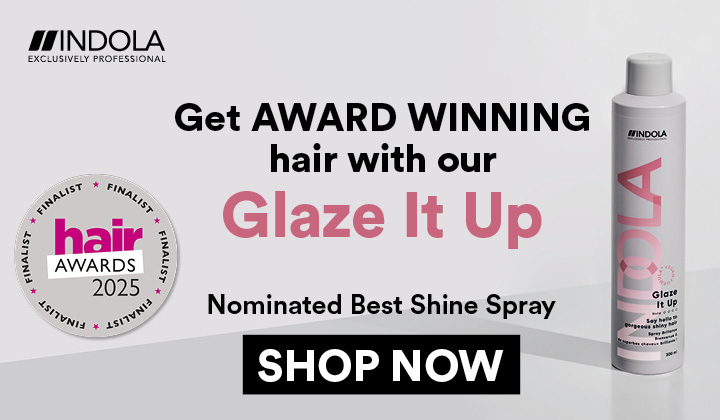 Award Wining Shine Spray Banner