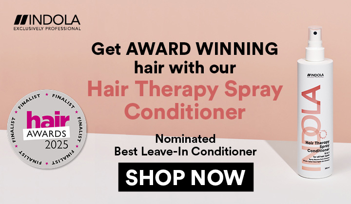 Award Winning Hair Therapy Spray Conditioner Banner