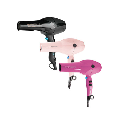 Diva Rapida 4000 Pro Dryer - Onyx / Blush / Magenta