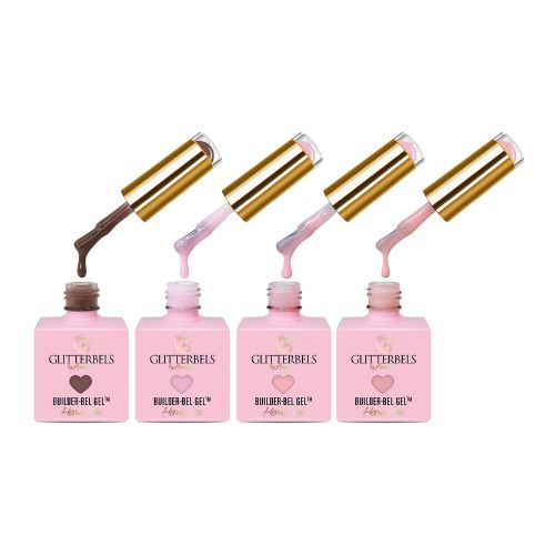 Glitterbels Hema Free Builder Gel 17ml (Select Valentines Colours)