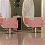 Salon Ambience Square Hydraulic Chair - Square Base + Lockable Pump + Reclinable + WheelsAlternative Image7