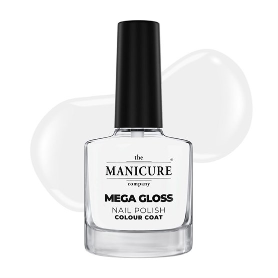 The Manicure Company Mega Gloss Nail Polish 15ml - True White