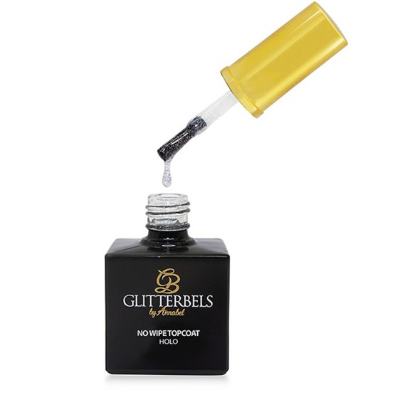 Glitterbels Gel Polish 17ml - Holo No Wipe Top Coat