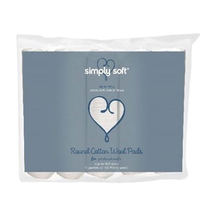 Simply Soft Cosmetic Cotton Pads - Pack of 500