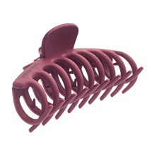 Head Jog Straw Claw Clip - Mulberry